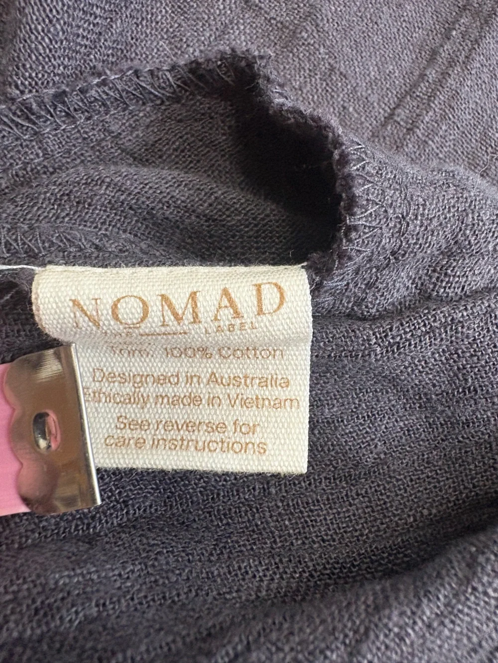 Nomad the Label French Linen Rhea Kimono - Picture 7 of 9